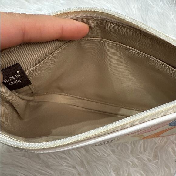 COACH Scribble Signature Fabric Multicolor Wristlet - Picture 6 of 6